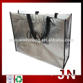 Silver Aluminum Lamination Non Woven Bag,Gusset Shopping Bag, Non woven Handled Bag